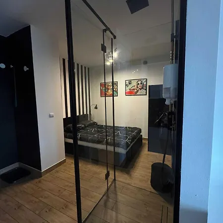 Wyjątkowy Z Prysznicem Pośrodku Na Wyjątkowe Wieczory Apartament Łódź